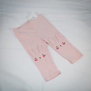 H&M BABY LEGGINGS STRETCHY PINK PANTS